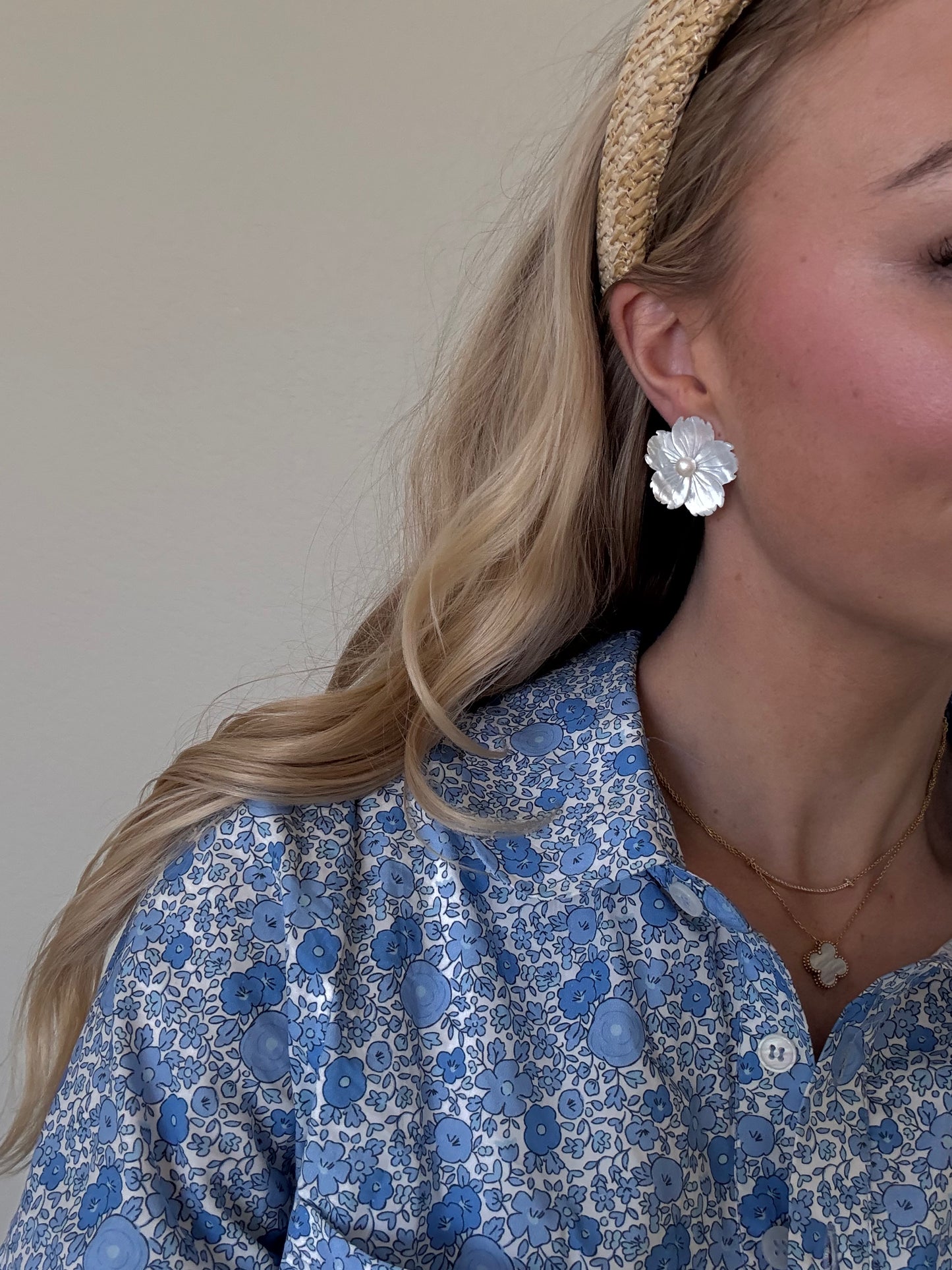 The Haley Flower Stud