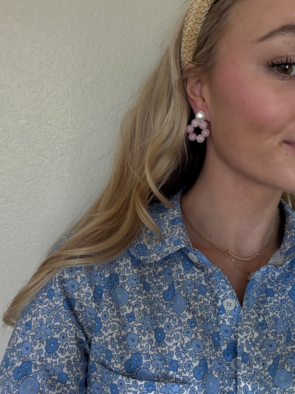 The Bonbon Earring in Pink