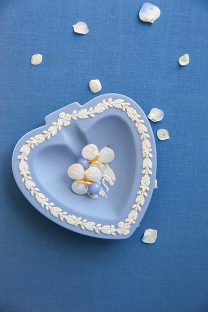 The Mini Charlotte Earrings in Periwinkle