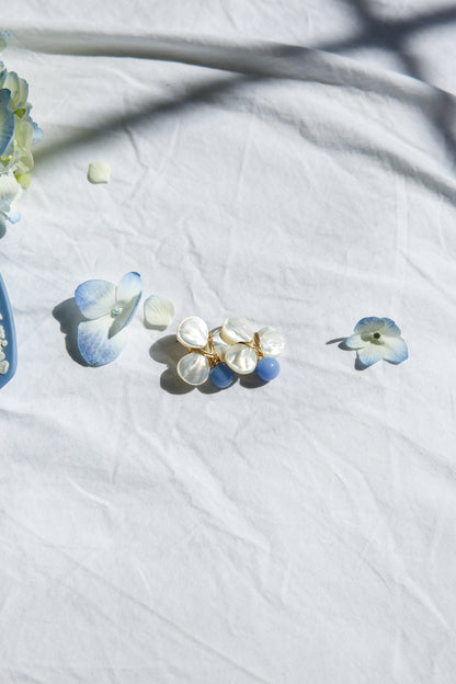 The Mini Charlotte Earrings in Periwinkle