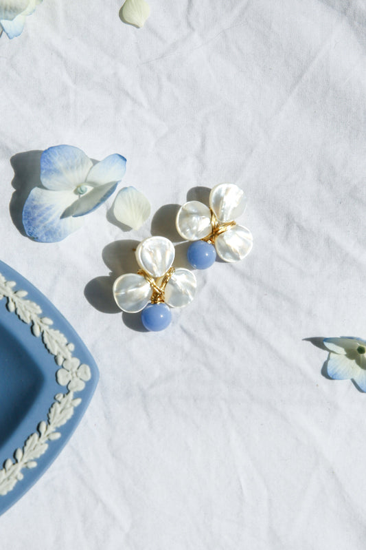 The Mini Charlotte Earrings in Periwinkle