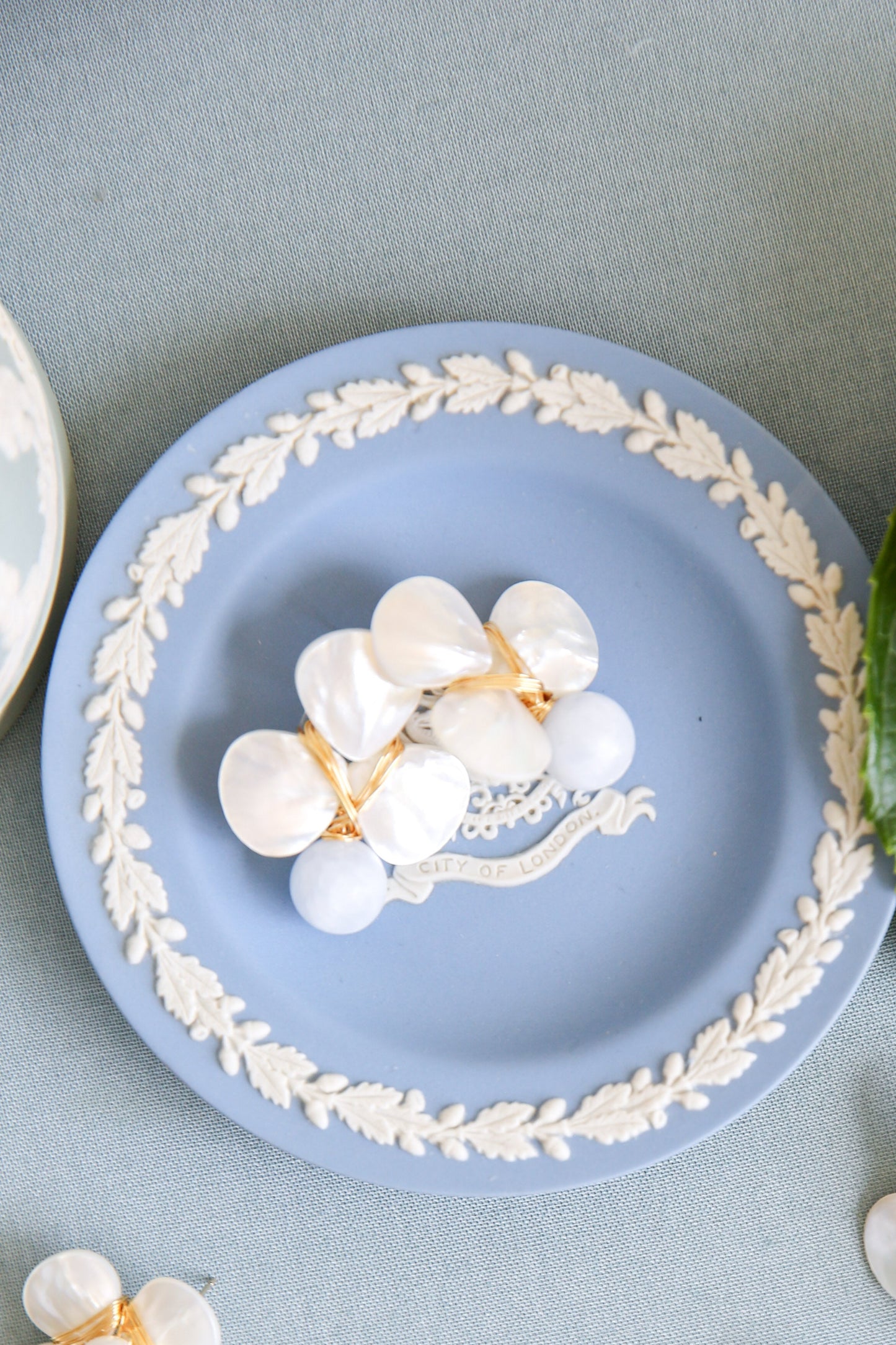 The Charlotte Earrings in Sky Blue