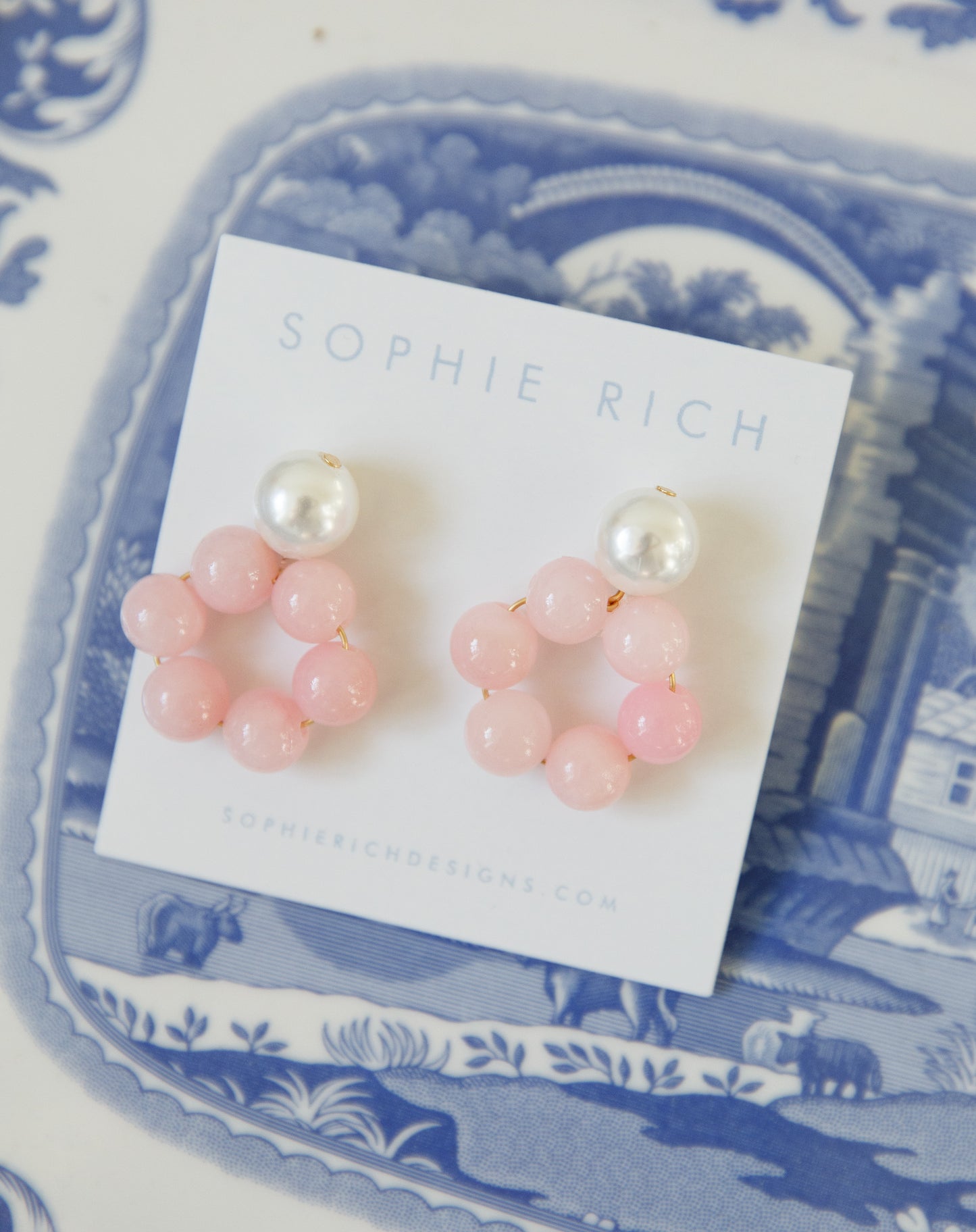 The Bonbon Earring in Pink