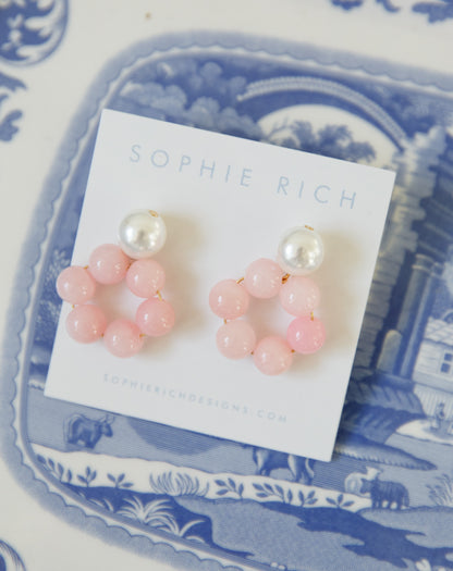 The Bonbon Earring in Pink